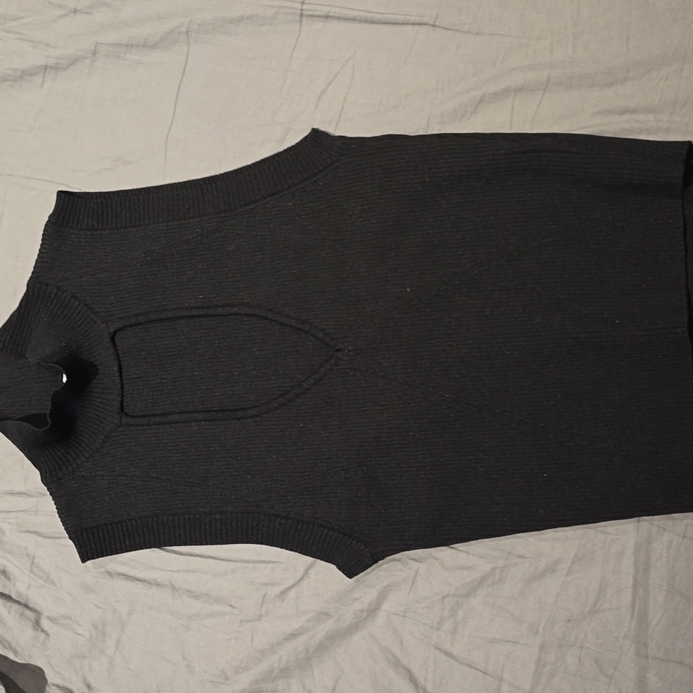 Bundle: Endless Rose Ribbed Pink Knit Top. Miss Love Ribbed Blk Sleeveless Small - Picture 10 of 13
